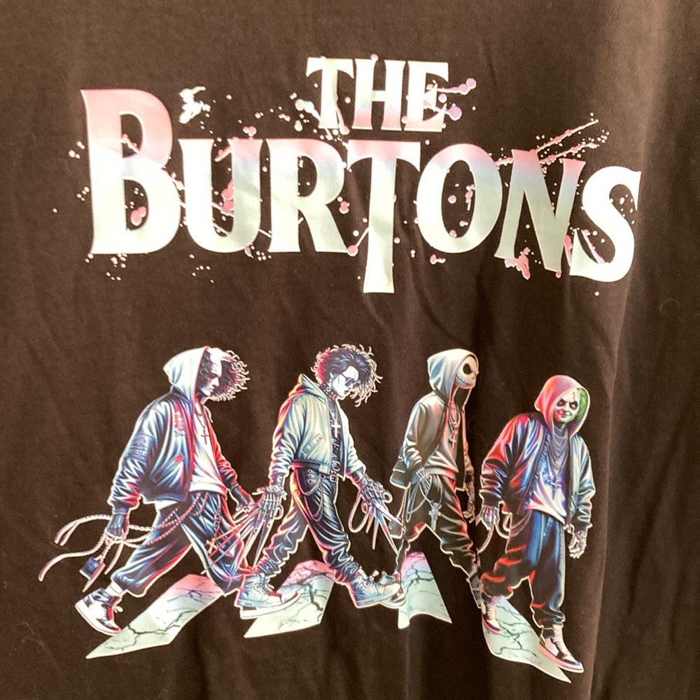 Burtons t-shirt Tim Burton shirt Sweeney Scissorhands Skellington Beetlejuice